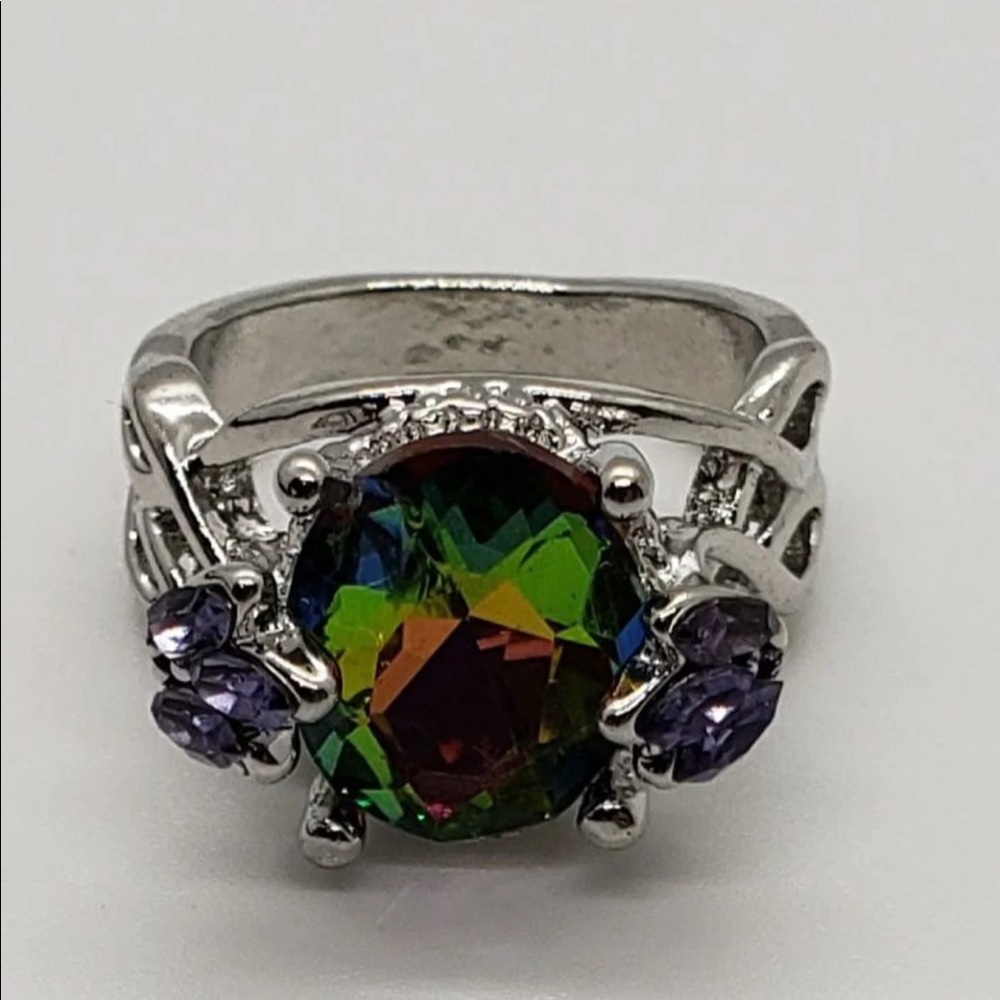 Rainbow Topaz Sterling Silver